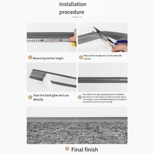 Seamless Carpet Edge Strip 6M for 10mm Thick Flooring Transition Safe Solution