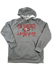 San Francisco 49ers grey Hoodie Small NFL Football 49er22