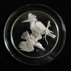 1973 Franklin Mint Belted Kingfisher No.33 Sterling Silver 2.13 Oz