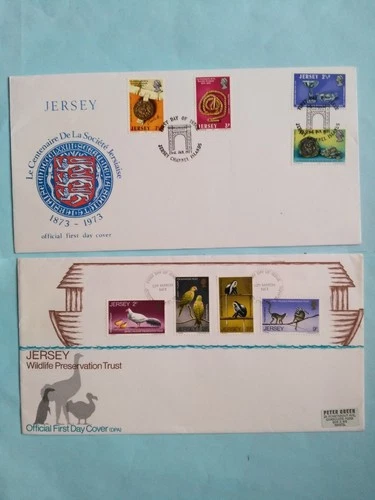 Jersey Lot of 2 First Day Cover, No Reserve! (Lot #8)