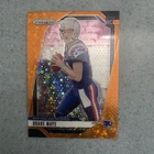2024 Panini Prizm - Rookies Drake Maye #329 Orange Disco Prizm (RC) Patriots NM+