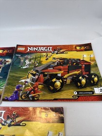 LEGO The Ninjago Masters of Spinjitzu 70745 Instruction Manuals - Lot of 10