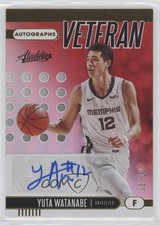 2019-20 Panini Absolute Memorabilia Veteran Level 3 2/10 Yuta Watanabe Auto 0c3