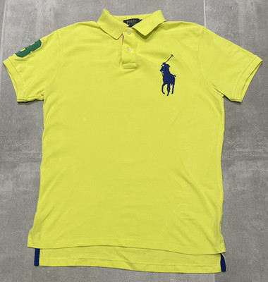 Polo Ralph Lauren Big Pony Polo Shirt Neon Gelb M