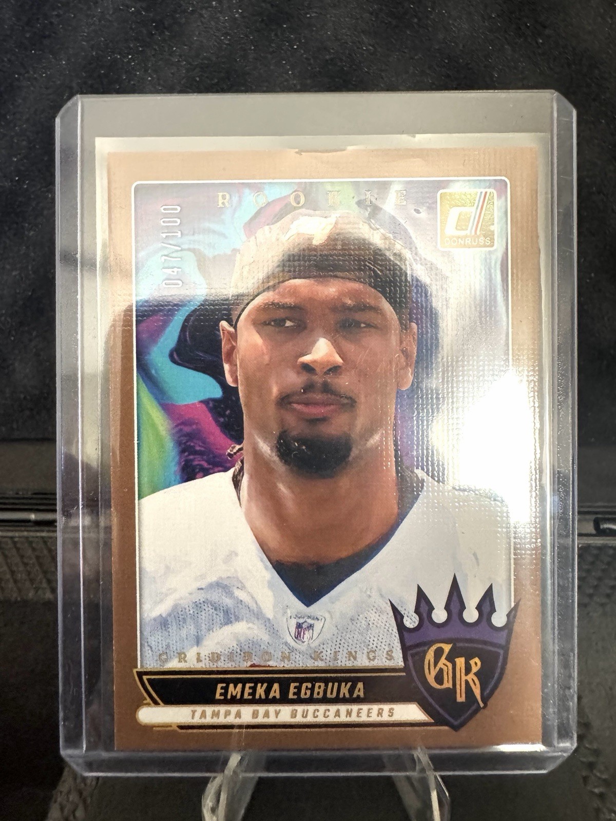 2025 Donruss Football Emeka Egbuka RC Gridiron Kings Bronze /100