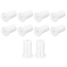 10Pcs Wall Grommets for Cables 3/4 Inch with 7mm Hole, Silicone White