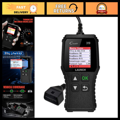 OBD2 Scanner Engine Code Reader | Read & Clear Fault Codes, Live Data, DTC Looku