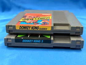 NINTENDO Donkey Kong: Classics & Series 3 (1985) NES-DT-USA Game Cartridge