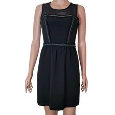 Princess Vera Wang Little Black Dress- Size 5- Chain Detail Mesh Cocktail Party