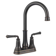 Qty 2 American Standard 4279400.278 Delancey Two Handle Bar Faucet Legacy Bronze