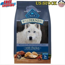 High-Protein Natural Senior Dry Dog Food Chicken Recipe 13-lb Chicken Flavor New 5.16 per pound