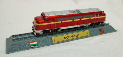 Sammler Lokomotive NOHAB M61 Danube Express - Spur N 1:160 Standmodell Metall