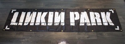 Linkin Park Banner Black Flag Big 2x8 feet Rap Metal Rock Band CD Concert Tour
