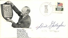 Dick Gallagher NFL HOF Buffalo Bills Signed 1969 First Day Cover Envelope