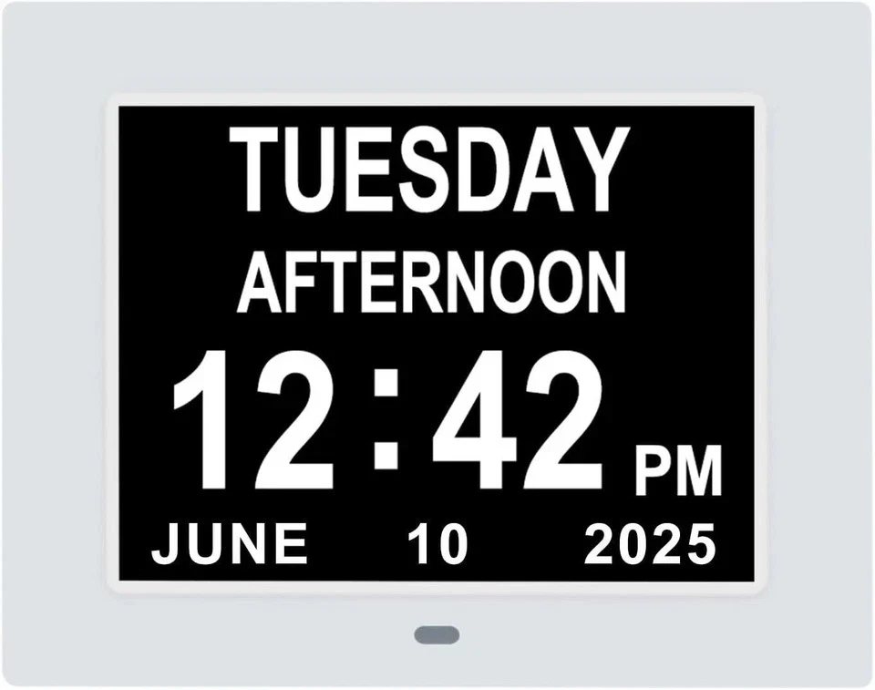 Relojes de Demencia para Mayores Reloj Digital Pantalla Grande con Fecha y Día de Wee Foto 2 de 4