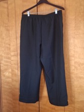 Alfred Dunner Black Elastic Waist pants size 18P