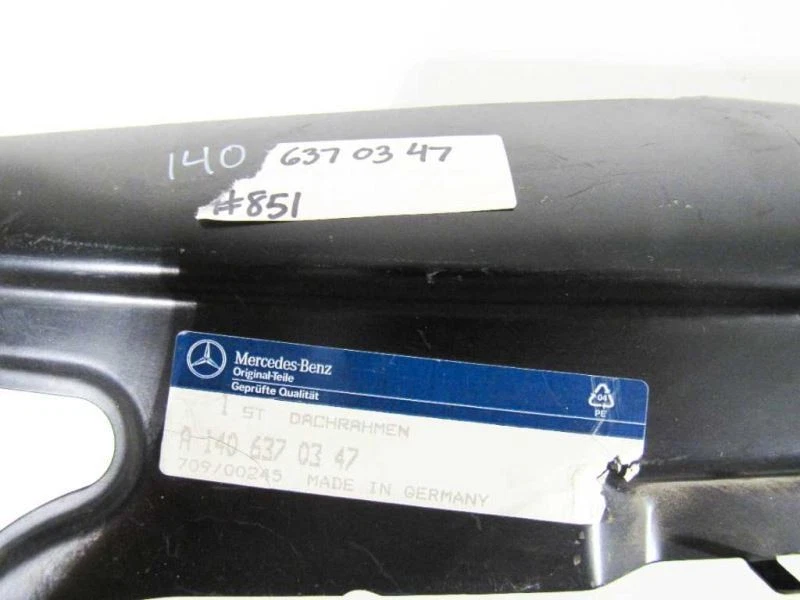 Riel de marco de techo exterior izquierdo 1406370347 se adapta a 92-99 Mercedes W140 SWB sedán NUEVO Foto 3 de 4