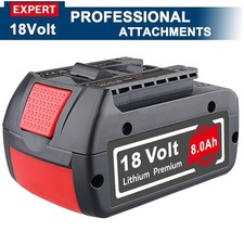 18V 8.0Ah Lithium-Ion Battery For Bosch Professional GBA BAT609 BAT620 BAT610 US