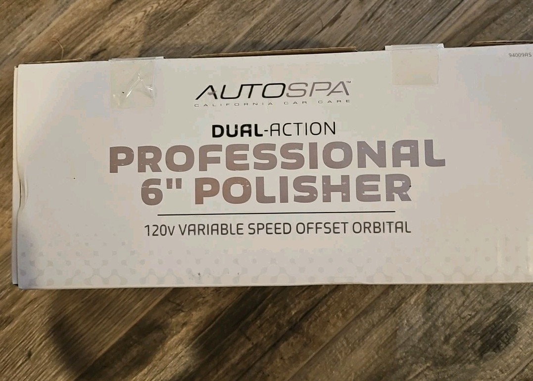 AUTO-SPA 6" Professional Dual-Action Offset Orbital Polisher 120V Variable Speed