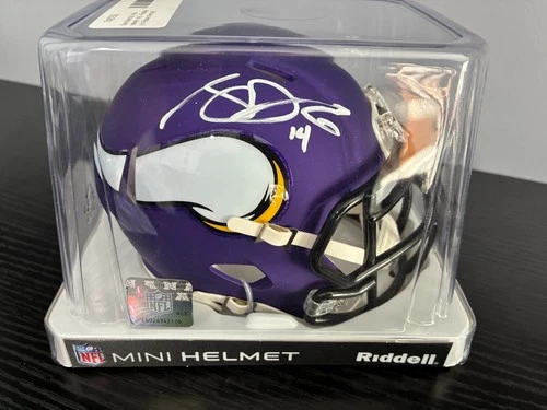 SAM DARNOLD Autographed Mini-Helmet Minnesota VIKINGS Fanatics Certified