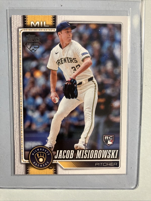 2026 TOPPS BASEBALL #10⚾️ JACOB MISIOROWSKI RC⭐️