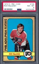 1972 O-PEE-CHEE HK #105 PSA 8 Rick MacLeish Flyers 105