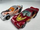Vintage 1977 Hot Wheels T Rex & Pontiac Firebird Trans Am Funny Car Diecast Lot