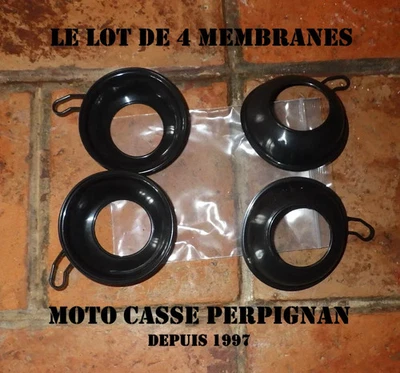 Membrane Carburateur (x4) - Honda 900 CBR 1992/1997 - SC28 - SC33 - - Photo 1/2