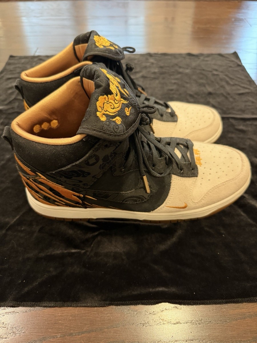 Nike Dunk High Retro CNY Chinese New Year - Year Of The Tiger - Size 10 View 5