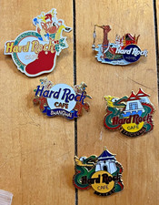 Hard Rock Cafe pin vintage 5 Taichung, Shenzhen, Pattaya, Tiapei, Shanghai pins
