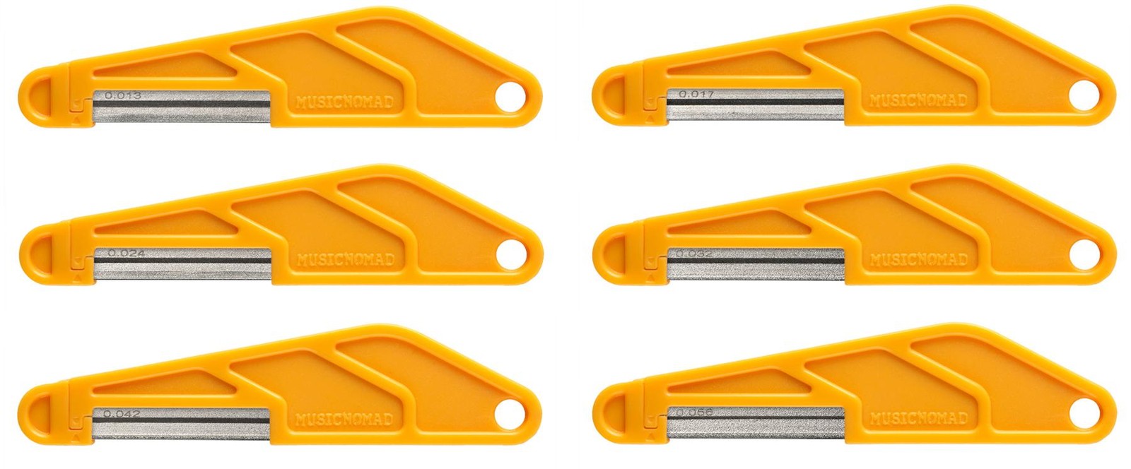 Набор напильников для акустической гитары MusicNomad MN670 из 6 частей с алмазным покрытием - 15790₽