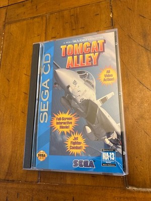 Tomcat Alley Sega CD Game Complete in Case