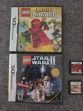 POK MON Ranger Guardian Signs NINTENDO DS Games LOT Star Wars CARS Ninjago