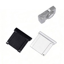 Black/Silver Metal Hot Shoe Cover Replace for Ricoh GR / GR III / GR IV Cameras