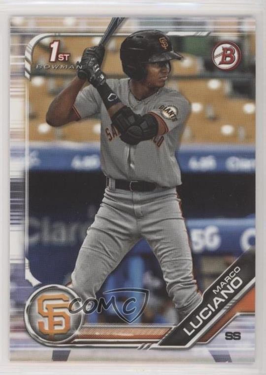 2019 Bowman Prospects Marco Luciano #BP-82 0kb5