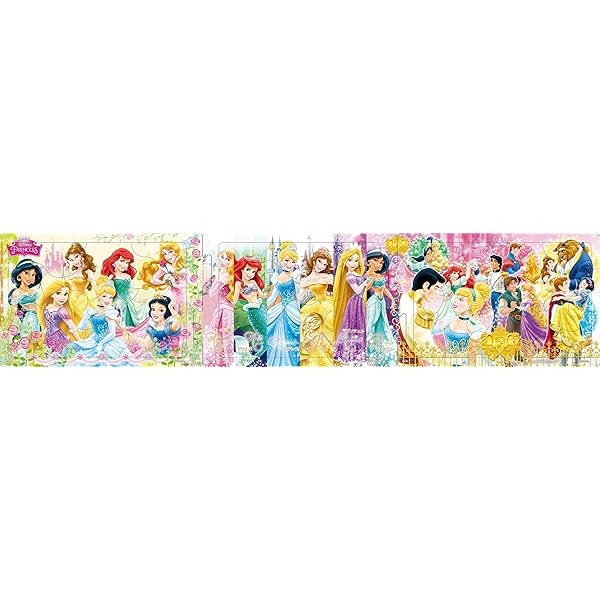 Epoch Apollo's Step Panorama Puzzle - Disney Princess Story 10/15/20 Pieces FS