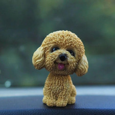 Nodding Dog Doll - Cute Ornament With Shaking Bobble Head for Car Dashboard, Hom
