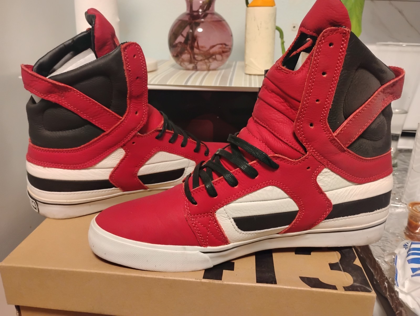 ULTRA RARE SUPRA SKYTOP 2 LIL REDS! SKATEBOARD SHOES! vans Osiris Supreme image 5