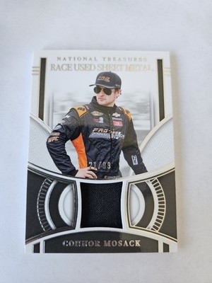 2024 Panini National Treasures #RUS-CMK Connor Mosack Race Used Sheet Metal #/99
