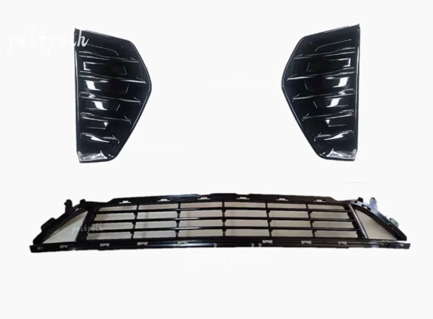 Juego de 3 piezas de protector de parrilla inferior para parachoques delantero Cadillac CT6 2019-2020 Foto 2 de 4