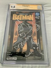 Absolute Batman #1 first Print CGC 9.8 DOUBLE Sketched By Snyder And Dragotta 