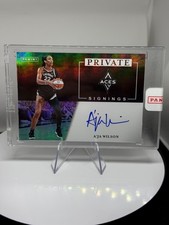 2025 Panini WNBA A’Ja Wilson On-Card Autograph Private Signings Sealed