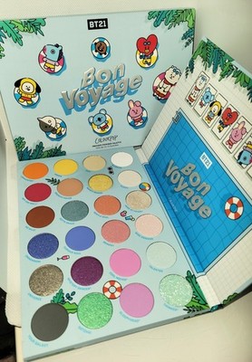 COLOURPOP   x BT21 BTS BON VOYAGE Eyeshadow Palette Large 24-Pan NEW