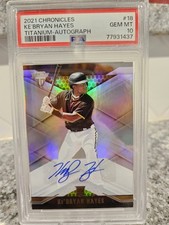 2021 Panini Chronicles - Titanium Autographs Ke'Bryan Hayes #18 (AU, RC)