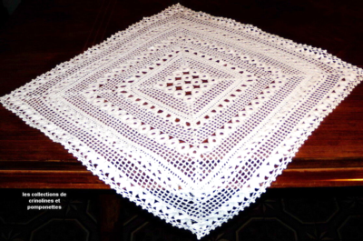 Napperons Crochet Main Creation Sylvette Raisonnier Artisanat Francais 303123779458