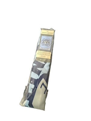 #ad #ad North Carolina Tar Heels College Screen Print Banner 28quot; x 40quot; New $5.00