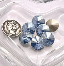 Ice Clouds F (12mm) Swarovski 1122 Rivoli Stone