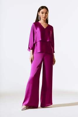専用セット Joseph Ribkoff Layered Batwing Sleeve Satin Top 243790 | eBay