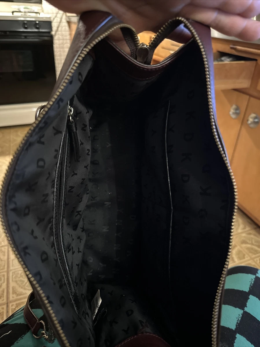 Dkny burgundy deals purse