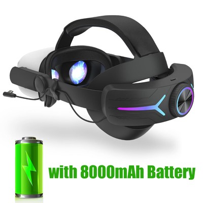 VR Headset Head Strap Headband For Meta Oculus Quest 2 Battery Bank Elite Straps
